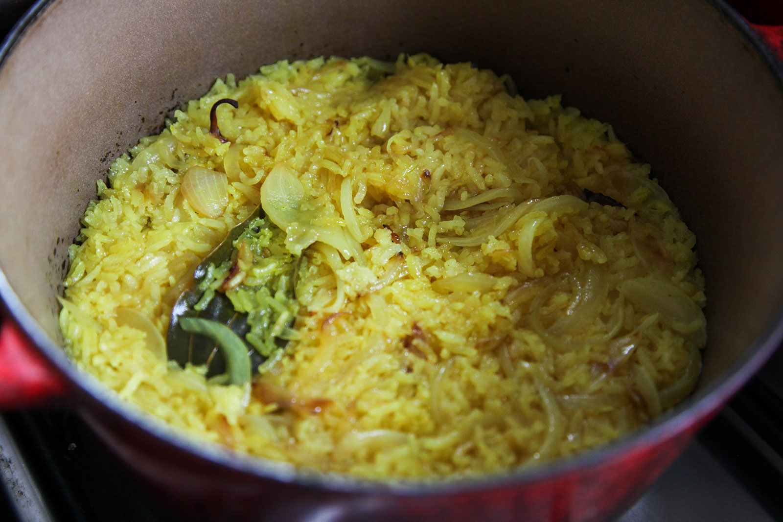 Sylheti Biron Polau - Turmeric Sticky Rice