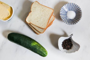 Ingredients for Cucumber Sandwiches