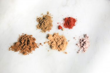 Powdered spices for Crispy Spiced Fried Okra Snack