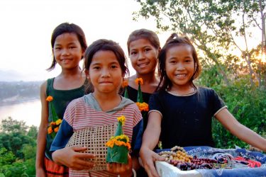 Children in Luang Prabang. See more at KitchenGatherings.com