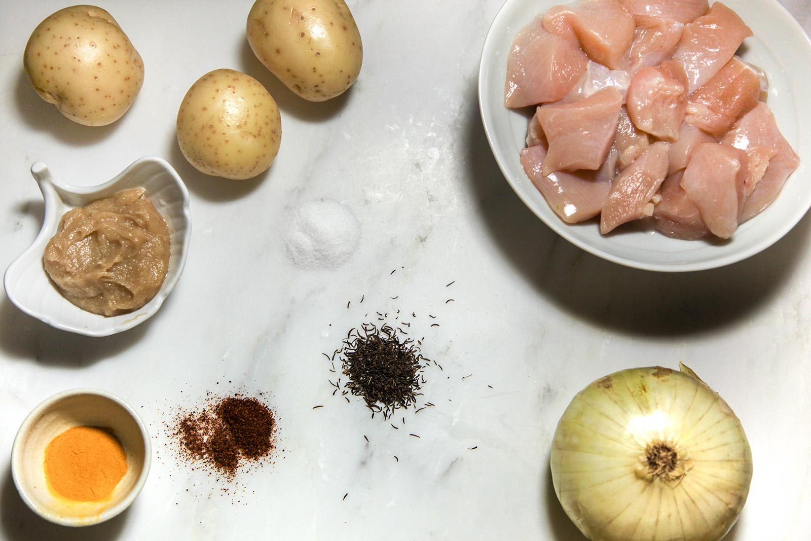Ingredients for Fragrant Sweet Smoky Chicken
