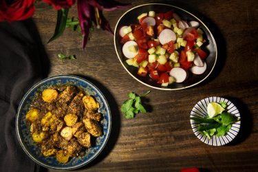 ]Fragrant Sweet Smoky Chicken with caramelized onions & ghee